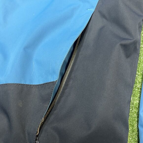 Eddie Bauer Weatheredge PLUS Men Hooked Shell Waterproof Ski Jacket XL Blue - Picture 5 of 14